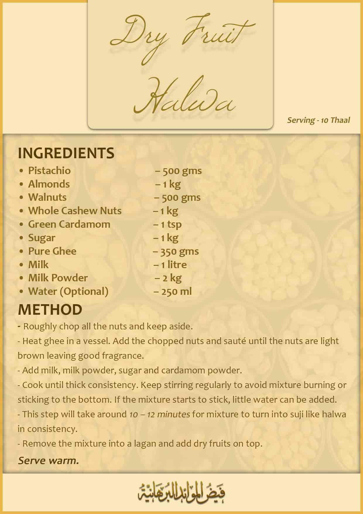 Dry Fruit Halwa