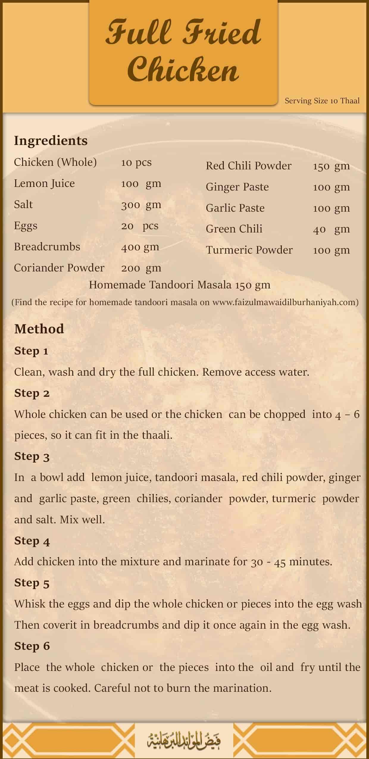 Full Fried Chicken