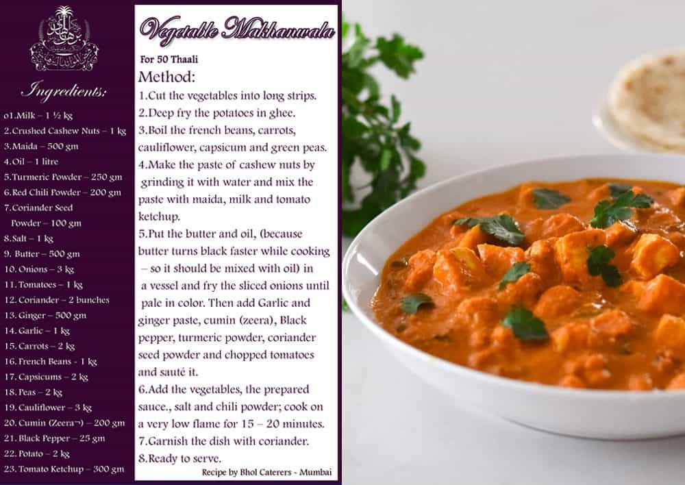 Vegetable Makhni